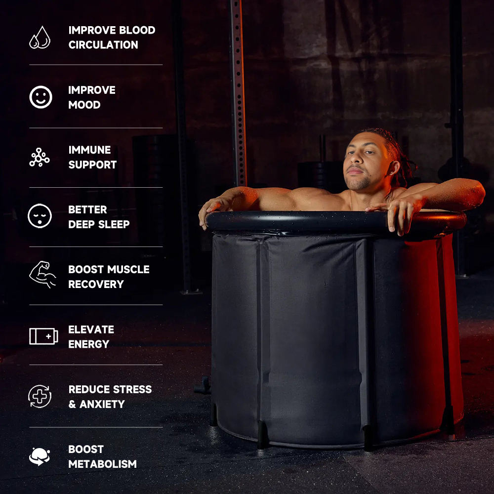 Bucket Foldable Portable Bathtub Cold Plunge